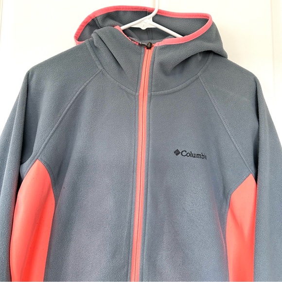 Columbia Hooded Zip Up Fleece Jacket - Picture 2 of 11